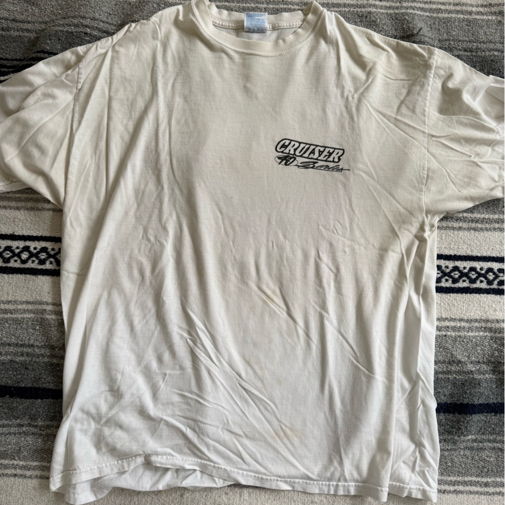Vintage Cruiser White T-Shirt Size XL